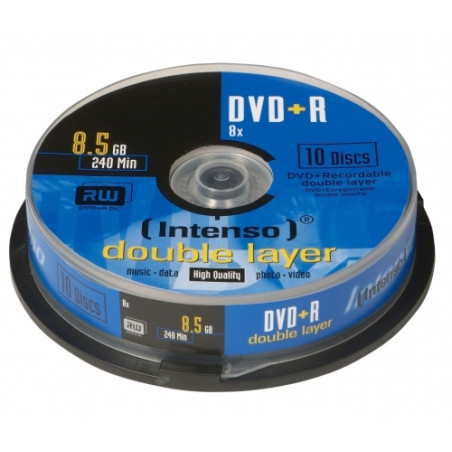 confezione dvd+r intenso 8,5gb 10pcs double layer 8x [4311142]