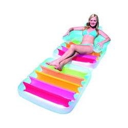 materasso gonfiabile pieghevole per piscina 201x89cm high fashion