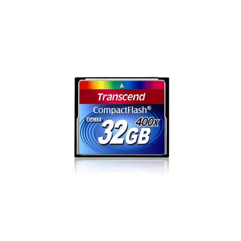 32gb scheda compact flash transcend 1000x nero [ts32gcf1000]
