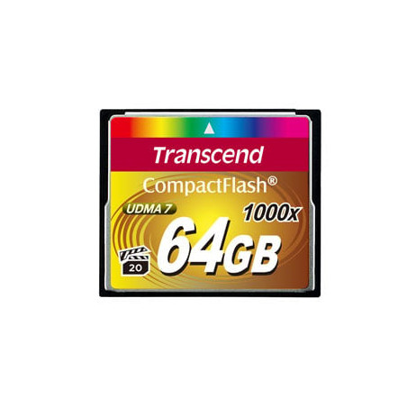 compact flash 64gb transcend 1000x [ts64gcf1000]