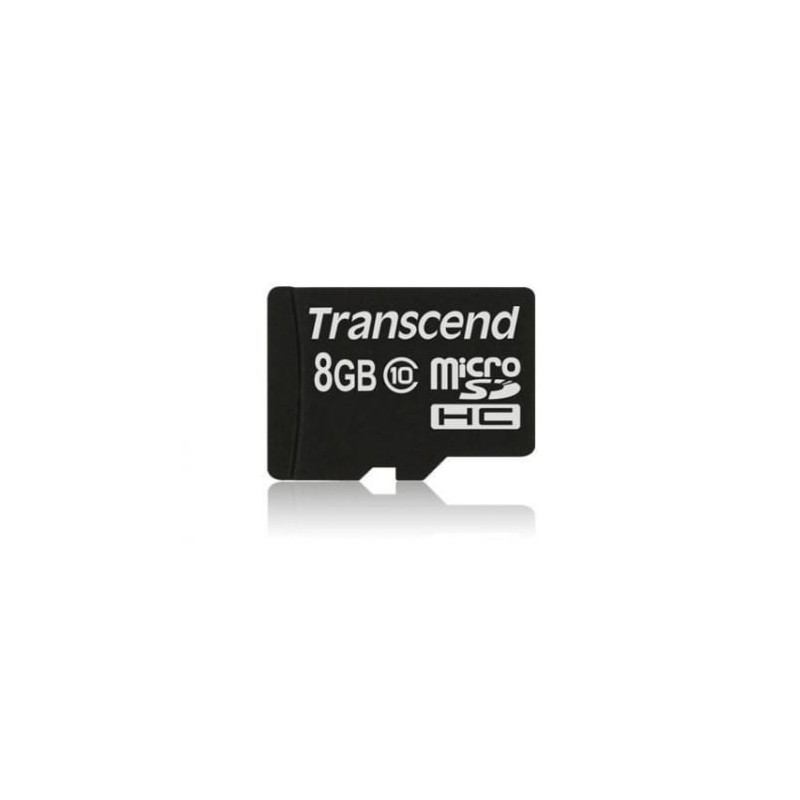 8gb scheda microsd transcend classe 10 + adattatore uhs-i [ts8gusdhc10u1]