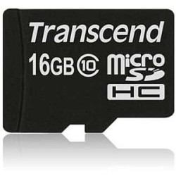 16gb scheda microsd transcend classe 10 [ts16gusdc10]