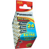 pila panasonic 24 pz. mini stilo aaa 1,5v alcaline lr03 pro power