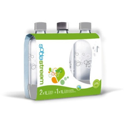 bottiglie sodastream confezione da 3 bottiglie in pet