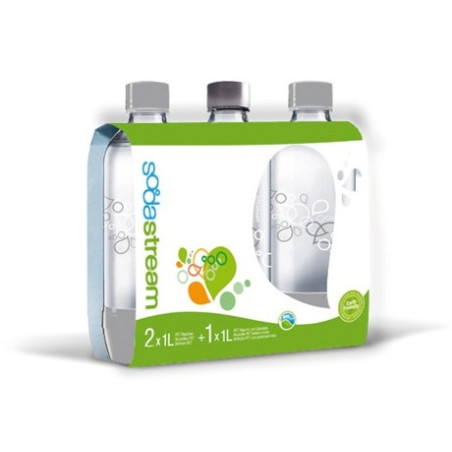 bottiglie sodastream confezione da 3 bottiglie in pet