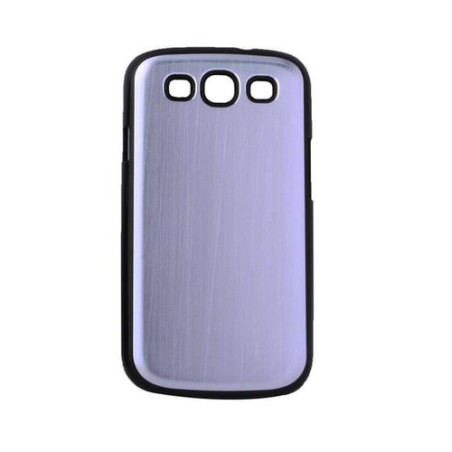 guscio in alluminio - argento spazzolato per galaxy s 3 [scp60037]