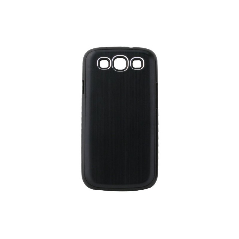 guscio in alluminio - nero spazzolato per galaxy s 3 [scp20037]