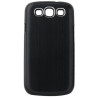 guscio in alluminio - nero spazzolato per galaxy s 3 [scp20037]