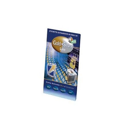 etichette tico adesive nuvola gl4 satinate oro 65 etichette/fogli