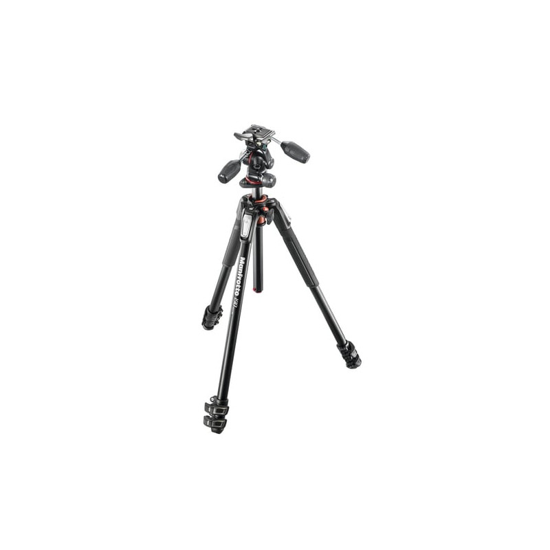 treppiede manfrotto 190 alu 3 segmenti set mk190xpro3-3w [mk190xpro3-3w]