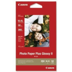 carta fotografica canon plus glossy 10x15cm a3 5fogli bianco [2311b053]