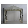 copertura da esterno - gazebo amicasa ferro 3x3 oregon pvc con
