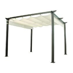 copertura da esterno - gazebo amicasa pergola m 3x3 alluminio