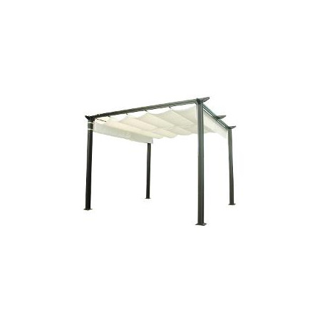 copertura da esterno - gazebo amicasa pergola m 3x3 alluminio