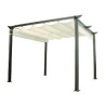 copertura da esterno - gazebo amicasa pergola m 3x3 alluminio