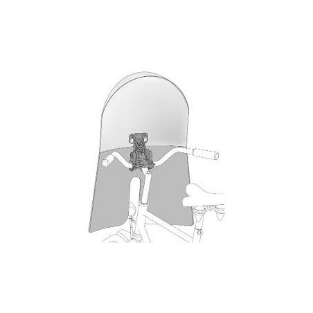 parabrezza x bici windbreak - bellelli