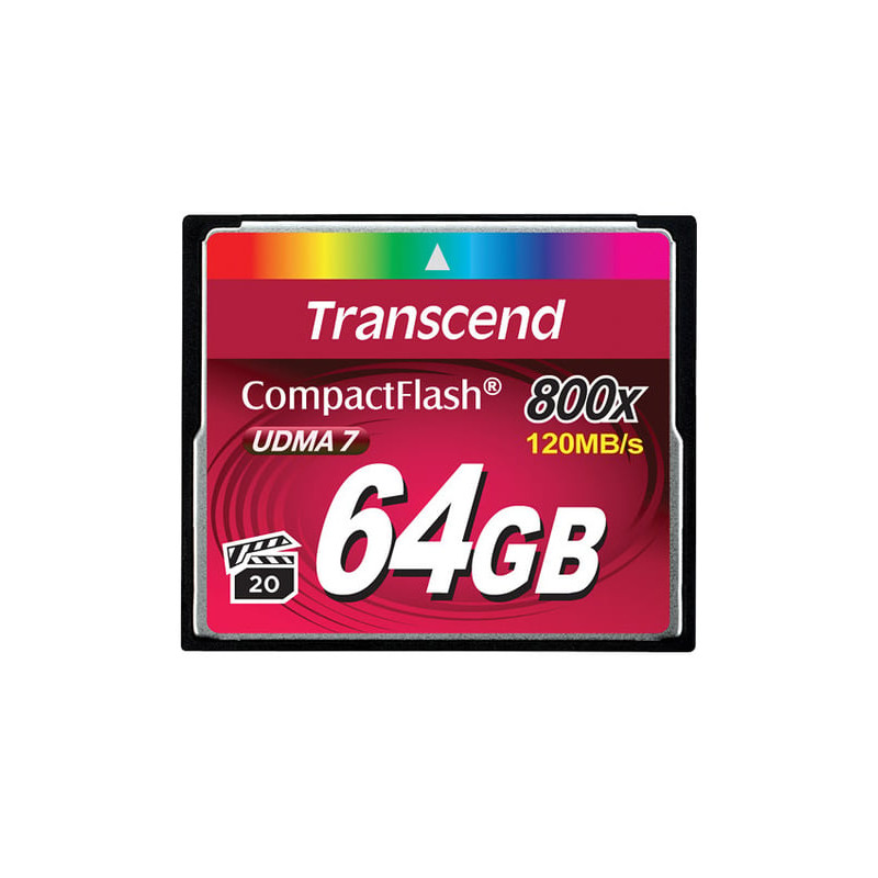 compact flash 64gb transcend 800x [ts64gcf800]