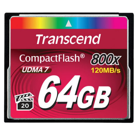 compact flash 64gb transcend 800x [ts64gcf800]