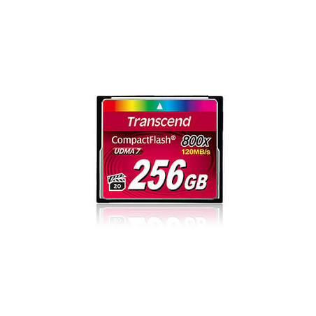 compact flash 256gb transcend 800x [ts256gcf800]