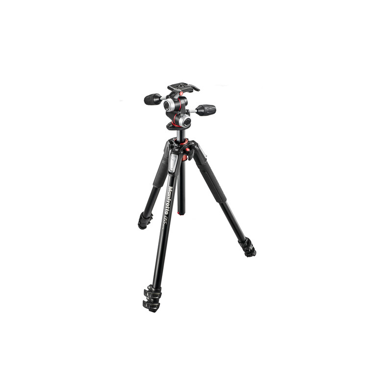 treppiede manfrotto 055 alu 3 segmenti set mk055xpro3-3w [mk055xpro3-3w]