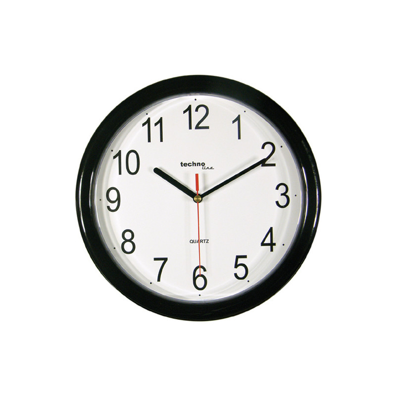 orologio da parete technoline wt 600 nero [wt 600]