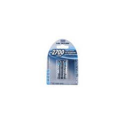 pila ricaricabile ansmann 2 pz. 2700 aa stilo 2500 mah [5030852]