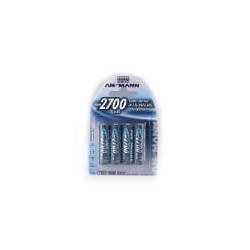 pila ricaricabile ansmann 4 pz. 2700 aa stilo 2500 mah [5030842]