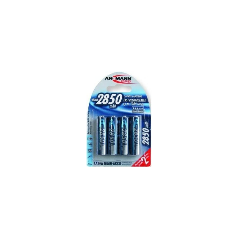 pila ricaricabile ansmann 4 pz. nimh 2850 aa stilo 2650 mah [5035212]
