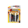pila ansmann 2 pz. alkaline mono torcia d lr 20 x-power [5015633]