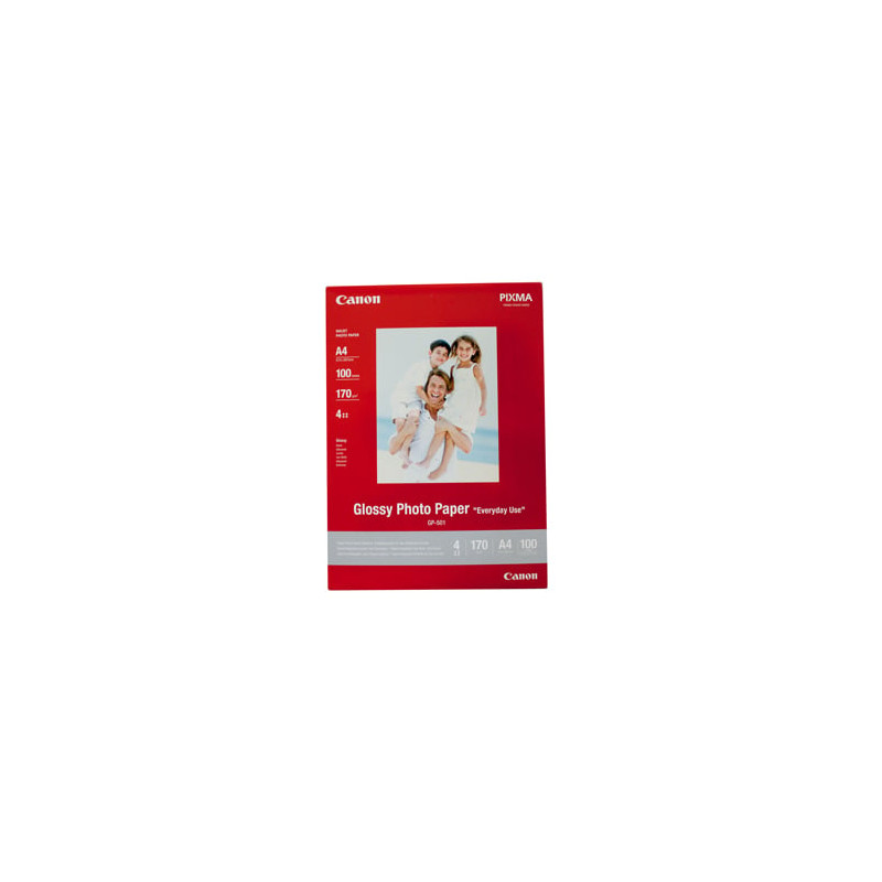 carta fotografica canon 5 fogli a4 170gr gp-501 [0775b076]