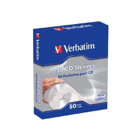 busta porta cd verbatim 50 pz. in carta [49992]