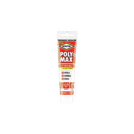 adesivo poly max g 115 cristal pz.12 bostik [bostik ]