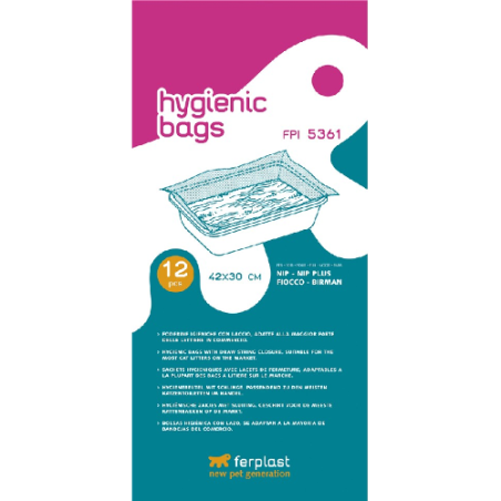 fodera ferplast per lettiere a sacchetto 12 pz 85361724
