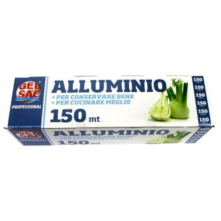 pellicola alluminio gel sac 150 m 401505