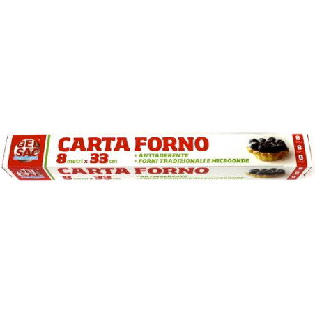 rotolo carta da forno gel sac 8 m 440276