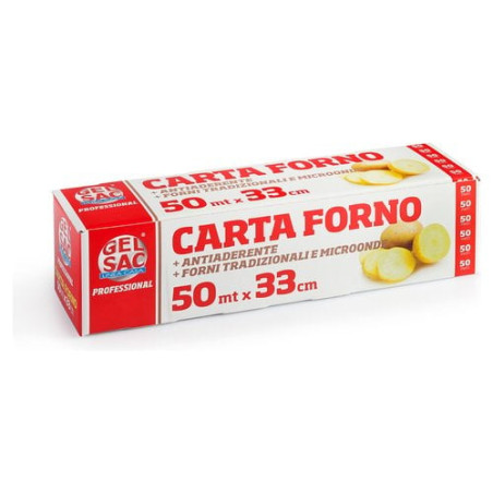 rotolo carta da forno gel sac 50 m 440283