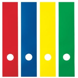 Dorso per registratore sei rota 10 pz. copridorso adesivo cdr-p