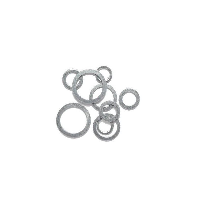 guarnizioni piatte in alluminio idro bric idraulica gas e metano