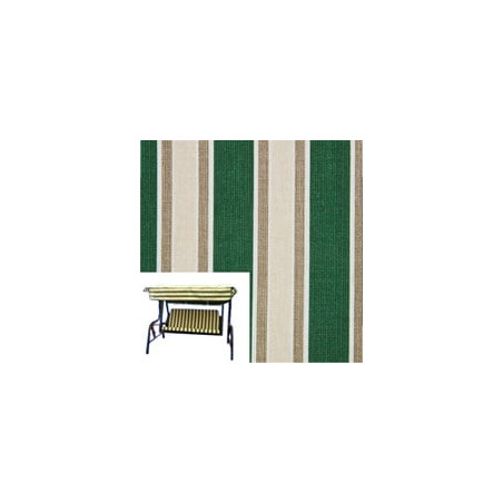 Cuscino xtra bianco + telo multiriga verde dondolo 2p [xtra bianco]