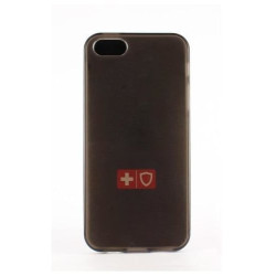 cover swiss charger in gel nero per iphone 5 [scp30038]
