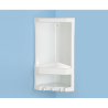 mensola bagno gedy angoliera fissaggio a vite 02 8079