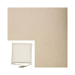 Cuscino xtra bianco ecru spigato seduta 40x40x5 [xtra bianco]