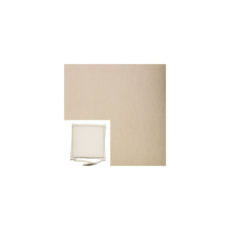 Cuscino xtra bianco ecru spigato seduta 40x40x5 [xtra bianco]