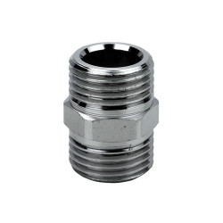 raccordo nipple doppia vite idro bric 137012 ottone cromato