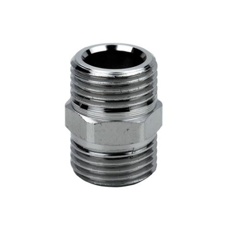 raccordo nipple doppia vite idro bric 137012 ottone cromato