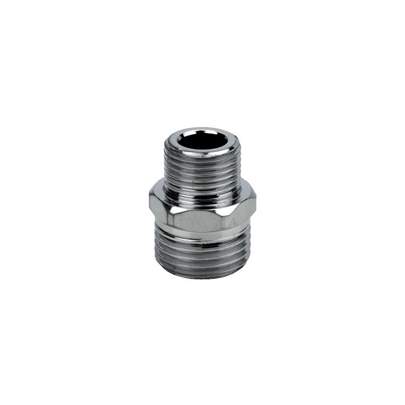 raccordo nipple doppia vite idro bric 137159 ottone cromato