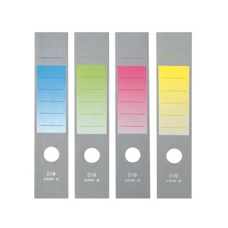 Dorso per registratore sei rota 10 pz. copridorso adesivo cdr-s