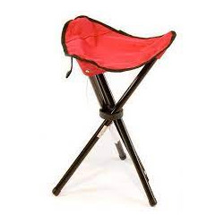 sgabello 3 gambe - rosso - amicasa [392]