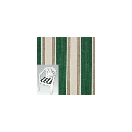 Cuscino xtra bianco multiriga verde seduta pz.2 38x38 [xtra bianco]