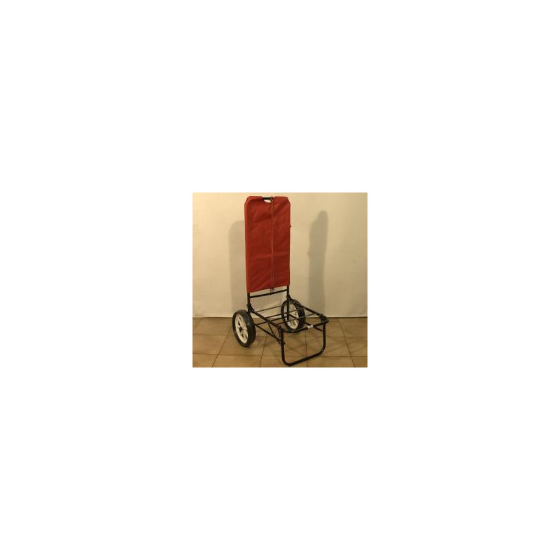 carrello spesa amicasa maxy con ruote rosso senza borsa